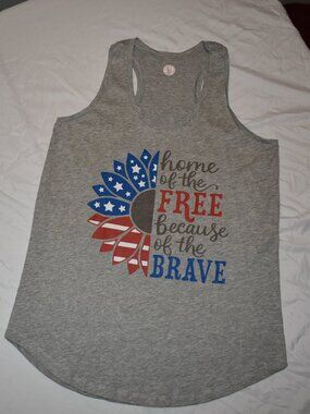 Custom Visual Bliss Co Direct to Garment Printed Tank Top